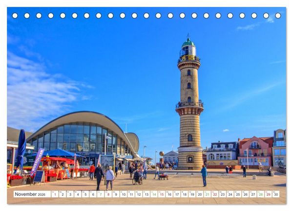 Produktbild: Mein buntes Mecklenburg (Tischkalender 2026 DIN A5 quer), CALVENDO Monatskalender