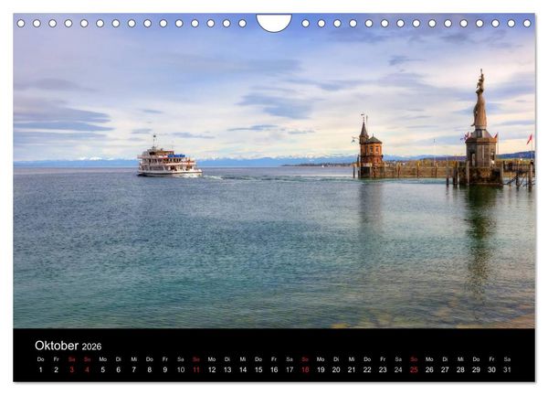 Produktbild: Bodensee (Wandkalender 2026 DIN A4 quer), CALVENDO Monatskalender