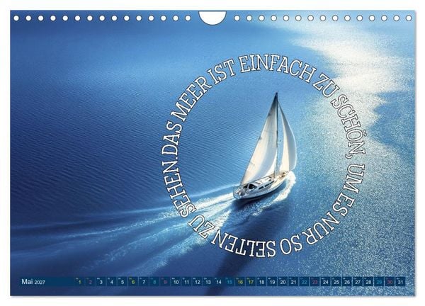 Produktbild: Segeln - mit einem Augenzwinkern (Wandkalender 2027 DIN A4 quer), CALVENDO Monatskalender