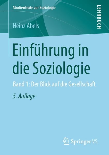 Produktbild: Einf&uuml;hrung in die Soziologie
