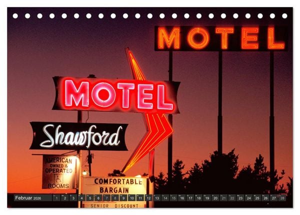 Produktbild: Route 66 (Tischkalender 2026 DIN A5 quer), CALVENDO Monatskalender