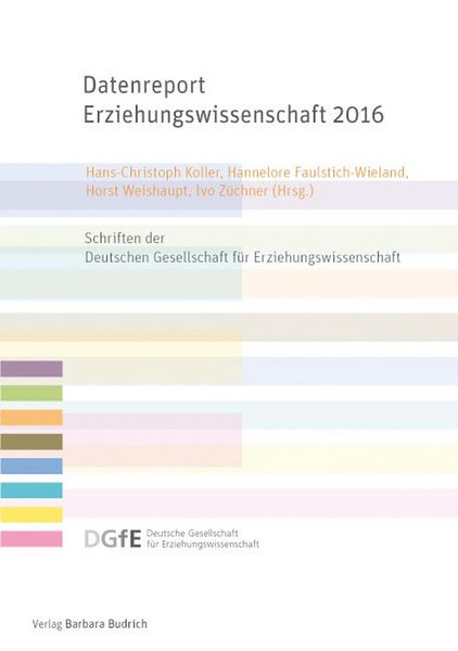 Produktbild: Datenreport Erziehungswissenschaft 2016