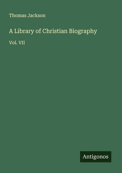 Produktbild: A Library of Christian Biography