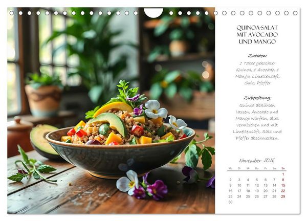 Produktbild: Superfood Power - Gesunde und leckere Superfood-Snacks (Wandkalender 2026 DIN A4 quer), CALVENDO Monatskalender