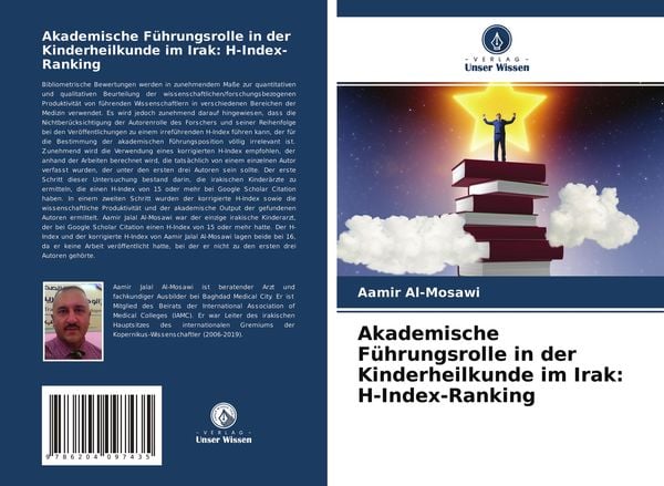 Produktbild: Akademische F&uuml;hrungsrolle in der Kinderheilkunde im Irak: H-Index-Ranking