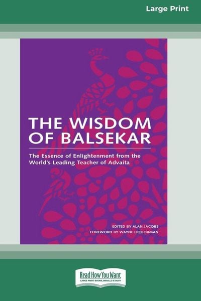 Produktbild: The Wisdom of Balsekar (16pt Large Print Edition)