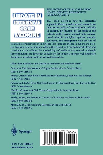 Produktbild: Evaluating Critical Care