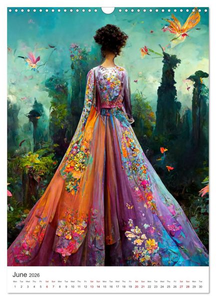 Produktbild: The Princess Garden (Wall Calendar 2026 DIN A3 portrait), CALVENDO 12 Month Wall Calendar