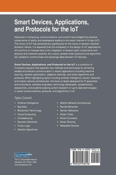 Produktbild: Smart Devices, Applications, and Protocols for the IoT
