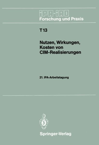 Produktbild: Nutzen, Wirkungen, Kosten von CIM-Realisierungen