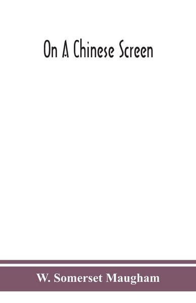 Produktbild: On A Chinese Screen