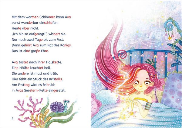 Produktbild: Lesel&ouml;wen 2. Klasse - Die Meerm&auml;dchen und der gestohlene Kristall