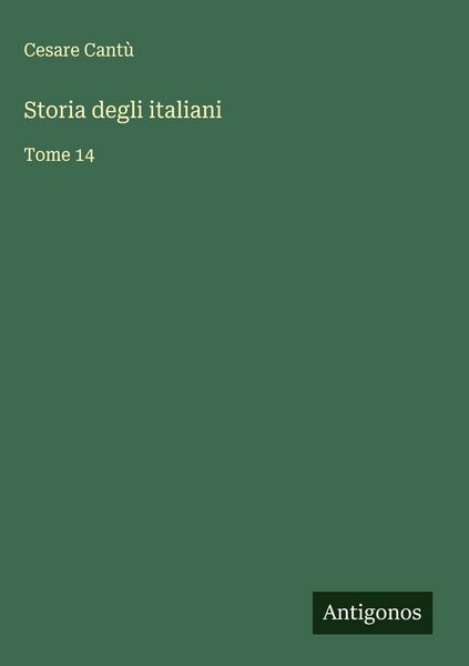 Produktbild: Storia degli italiani