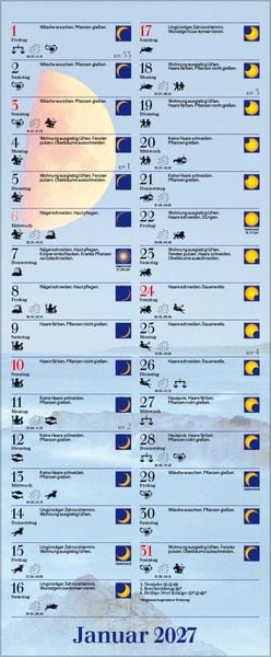 Produktbild: Mond-Planer 2027