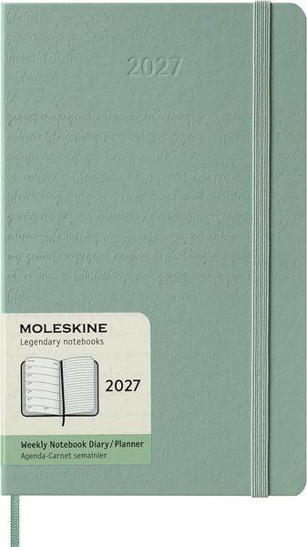 Produktbild: Moleskine 12 Monate Wochen Notizkal. 27 A5 Geb Gr&uuml;n