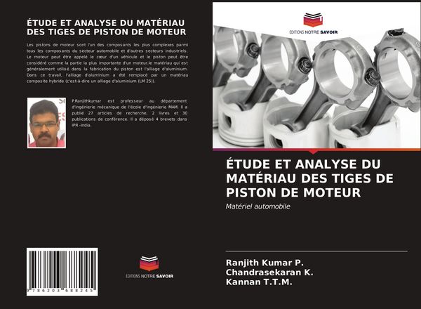 Produktbild: &Eacute;TUDE ET ANALYSE DU MAT&Eacute;RIAU DES TIGES DE PISTON DE MOTEUR