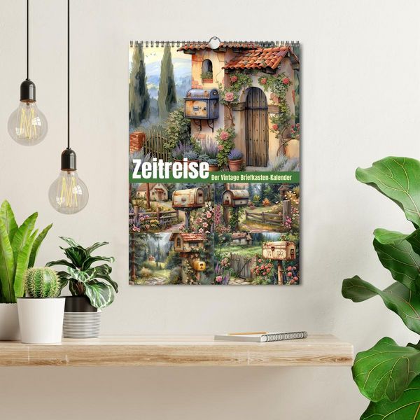 Produktbild: Zeitreise - Der vintage Briekasten Kalender (Wandkalender 2026 DIN A3 hoch), CALVENDO Monatskalender