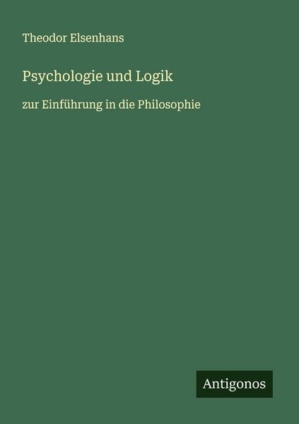 Produktbild: Psychologie und Logik