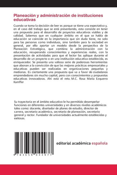 Produktbild: Planeaci&oacute;n y administraci&oacute;n de instituciones educativas