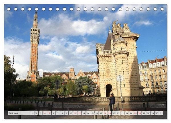 Produktbild: Lille - Charmante Metropole in Nordfrankreich (Tischkalender 2026 DIN A5 quer), CALVENDO Monatskalender