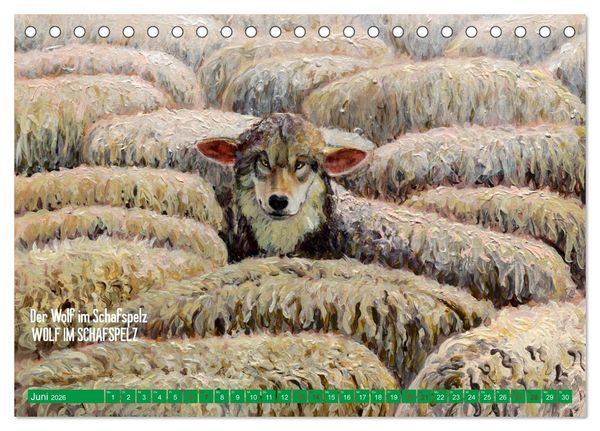 Produktbild: Sprichw&ouml;rter (Tischkalender 2026 DIN A5 quer), CALVENDO Monatskalender