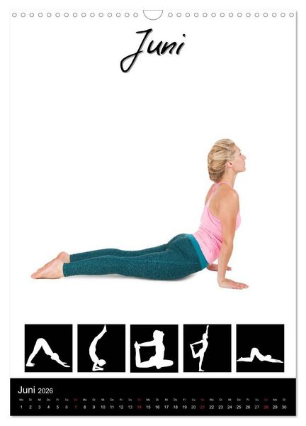 Produktbild: Yoga in Bildern (Wandkalender 2026 DIN A3 hoch), CALVENDO Monatskalender