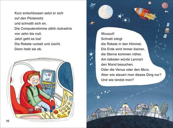 Produktbild: Duden Leseprofi – Lennart, Titus und die Reise zum Mars, 2. Klasse