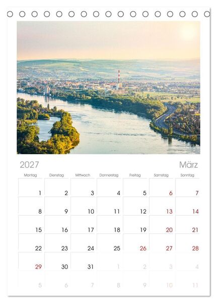 Produktbild: Tischplaner 2027 - Das Weinviertel im wundersch&ouml;nen Nieder&ouml;sterreich. (A5 Tischkalender zum Aufstellen) CALVENDO