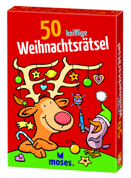 Produktbild: 50 knifflige Weihnachtsr&auml;tsel
