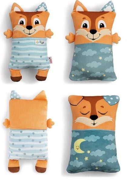 Kuscheltier Fuchs mit Wendefunktion 30x20cm