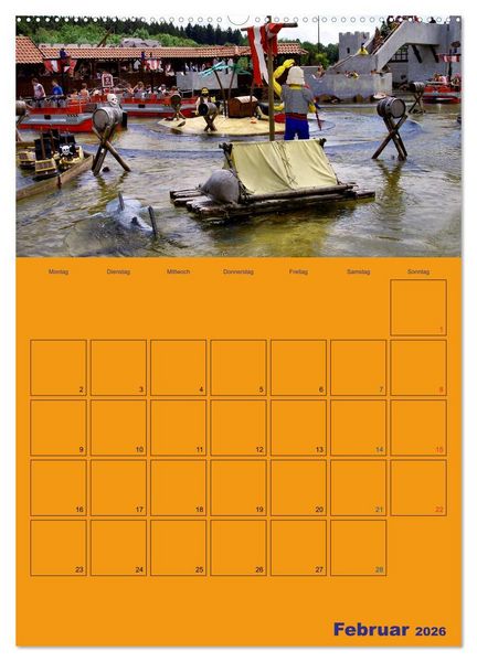 Produktbild: Freizeitparkmomente / Planer (Wandkalender 2026 DIN A2 hoch), CALVENDO Monatskalender