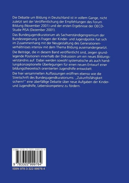 Produktbild: Bildung und Lebenskompetenz