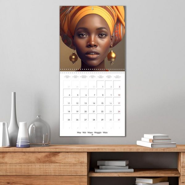 Produktbild: Women from Africa - Portraits in the style of African culture (Wall Calendar 2026 12 &times; 12 Inch) CALVENDO 12 Month Wall Calendar