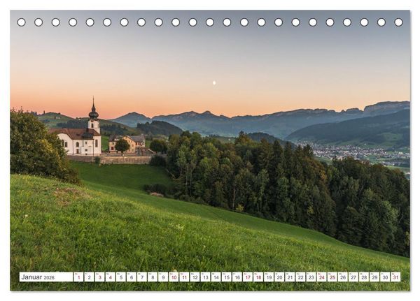 Produktbild: Appenzellerland (Tischkalender 2026 DIN A5 quer), CALVENDO Monatskalender