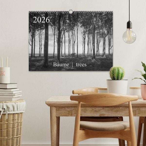 Produktbild: B&auml;ume trees 2026 (Wandkalender 2026 DIN A3 quer), CALVENDO Monatskalender