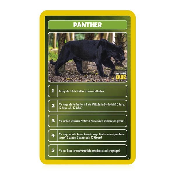 Produktbild: Top Trumps Quiz Welt der Tiere