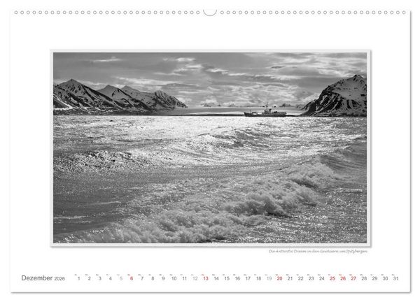 Produktbild: Spitzbergen Svalbard (Wandkalender 2026 DIN A2 quer), CALVENDO Monatskalender