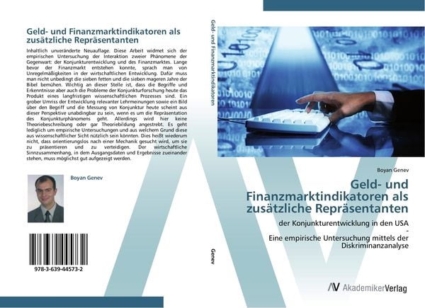 Produktbild: Geld- und Finanzmarktindikatoren als zus&auml;tzliche Repr&auml;sentanten