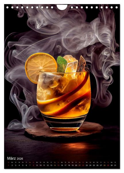 Produktbild: Cocktails - Bew&auml;hrter Genuss neu interpretiert (Wandkalender 2026 DIN A4 hoch), CALVENDO Monatskalender
