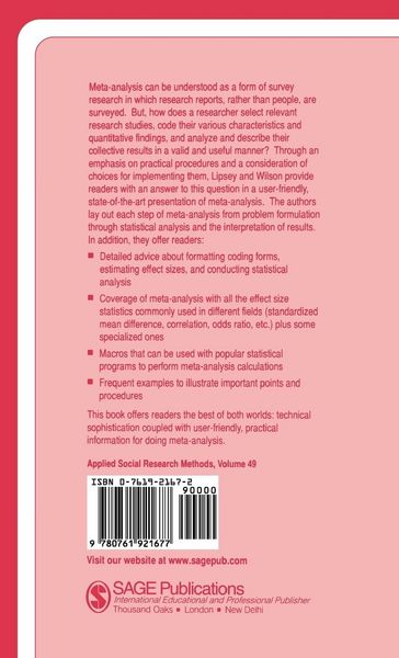 Produktbild: Practical Meta-Analysis