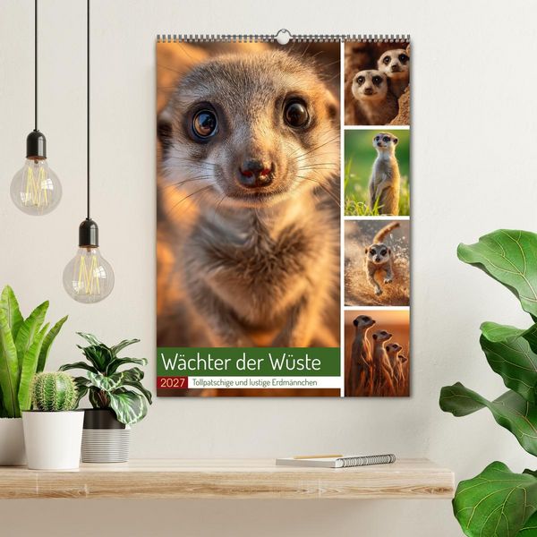 Produktbild: W&auml;chter der W&uuml;ste (Wandkalender 2027 DIN A2 hoch), CALVENDO Monatskalender