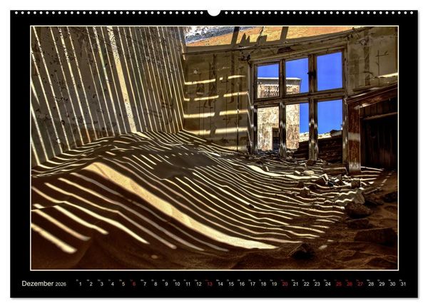 Produktbild: Geisterstadt Kolmannskuppe (Wandkalender 2026 DIN A2 quer), CALVENDO Monatskalender