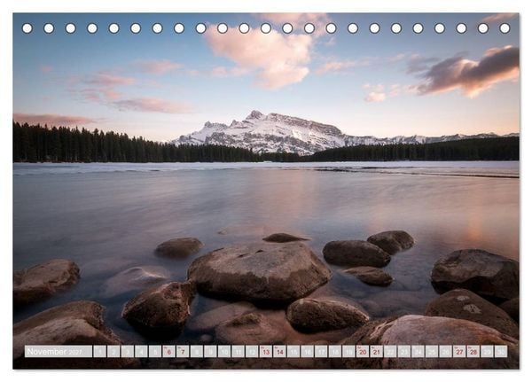 Produktbild: Die kanadischen Rockies (Tischkalender 2027 DIN A5 quer), CALVENDO Monatskalender