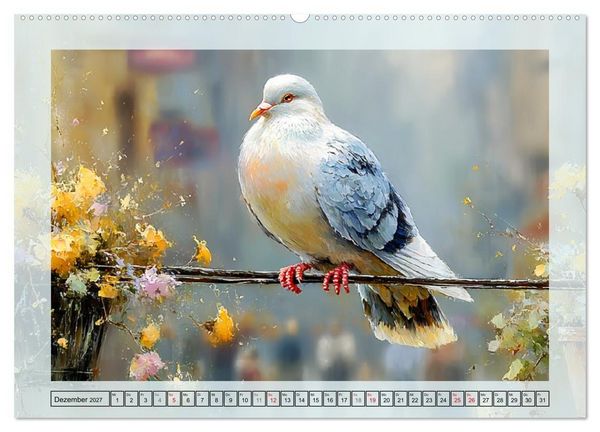 Produktbild: Tauben. Urbane Lebensk&uuml;nstler (Wandkalender 2027 DIN A2 quer), CALVENDO Monatskalender