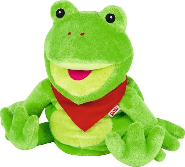 Produktbild: goki Handpuppe Frosch Frilo