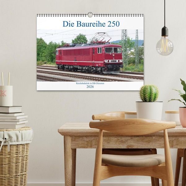 Produktbild: Die Baureihe 250 - Reichsbahnlok in DB-Diensten (Wandkalender 2026 DIN A3 quer), CALVENDO Monatskalender