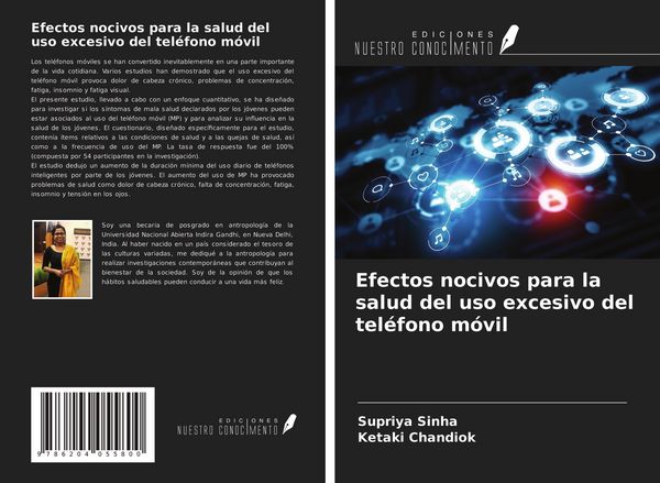 Produktbild: Efectos nocivos para la salud del uso excesivo del tel&eacute;fono m&oacute;vil