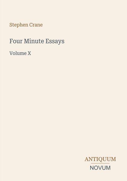 Produktbild: Four Minute Essays