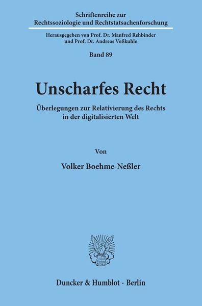 Produktbild: Unscharfes Recht.