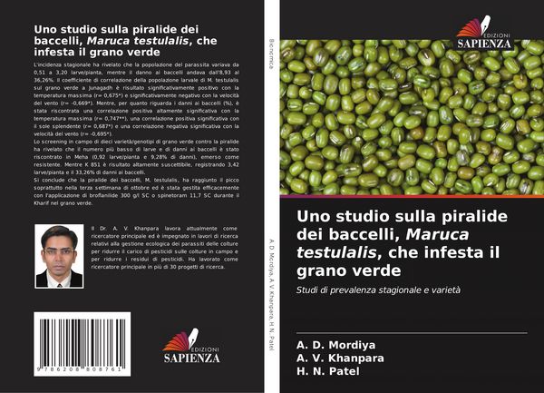 Produktbild: Uno studio sulla piralide dei baccelli, Maruca testulalis, che infesta il grano verde
